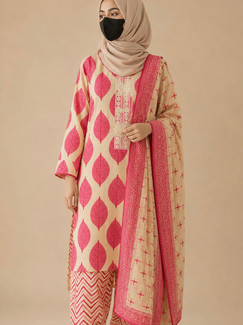 Cotton 3pcs set(pink)