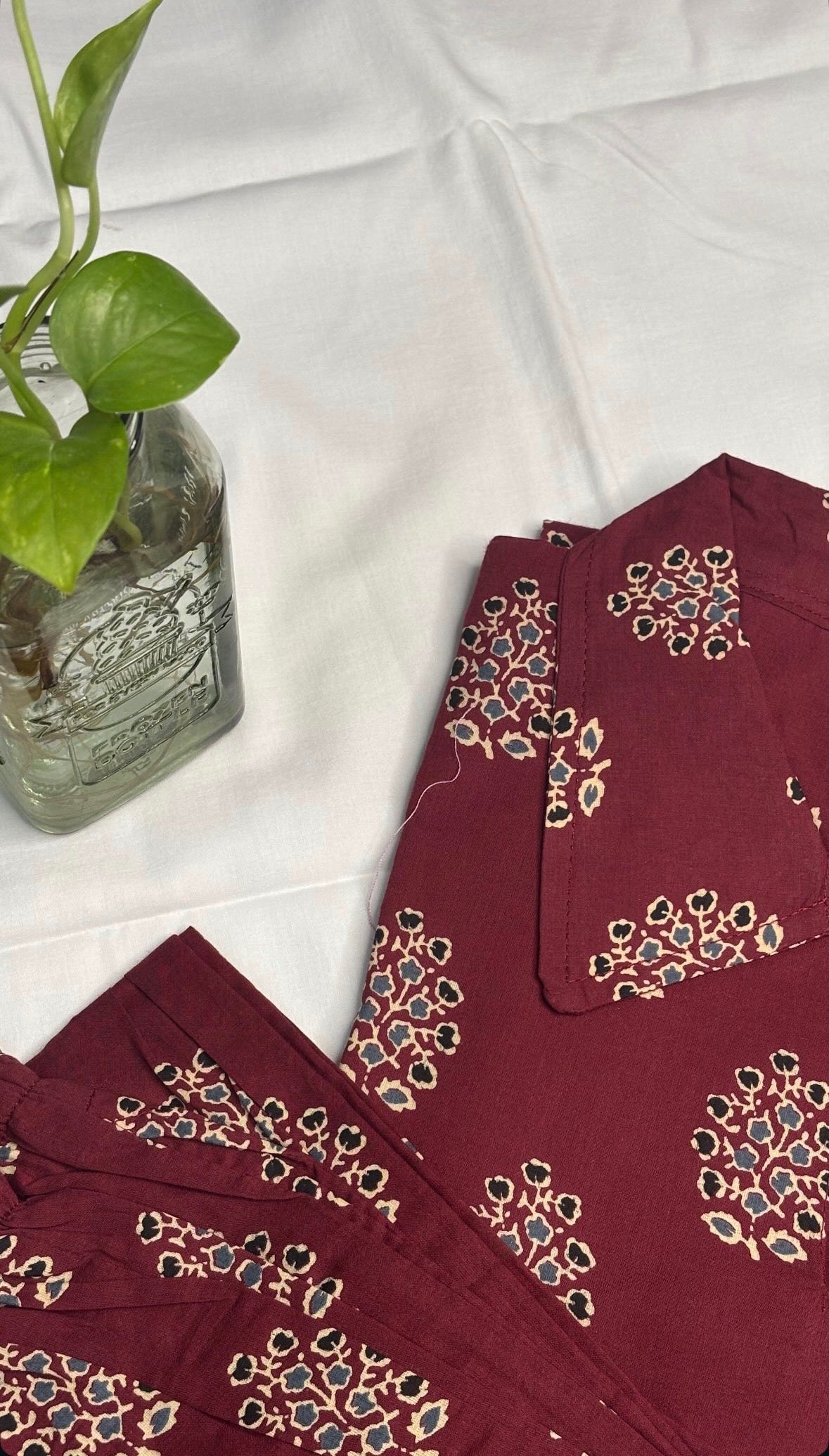 Cotton printed coord set