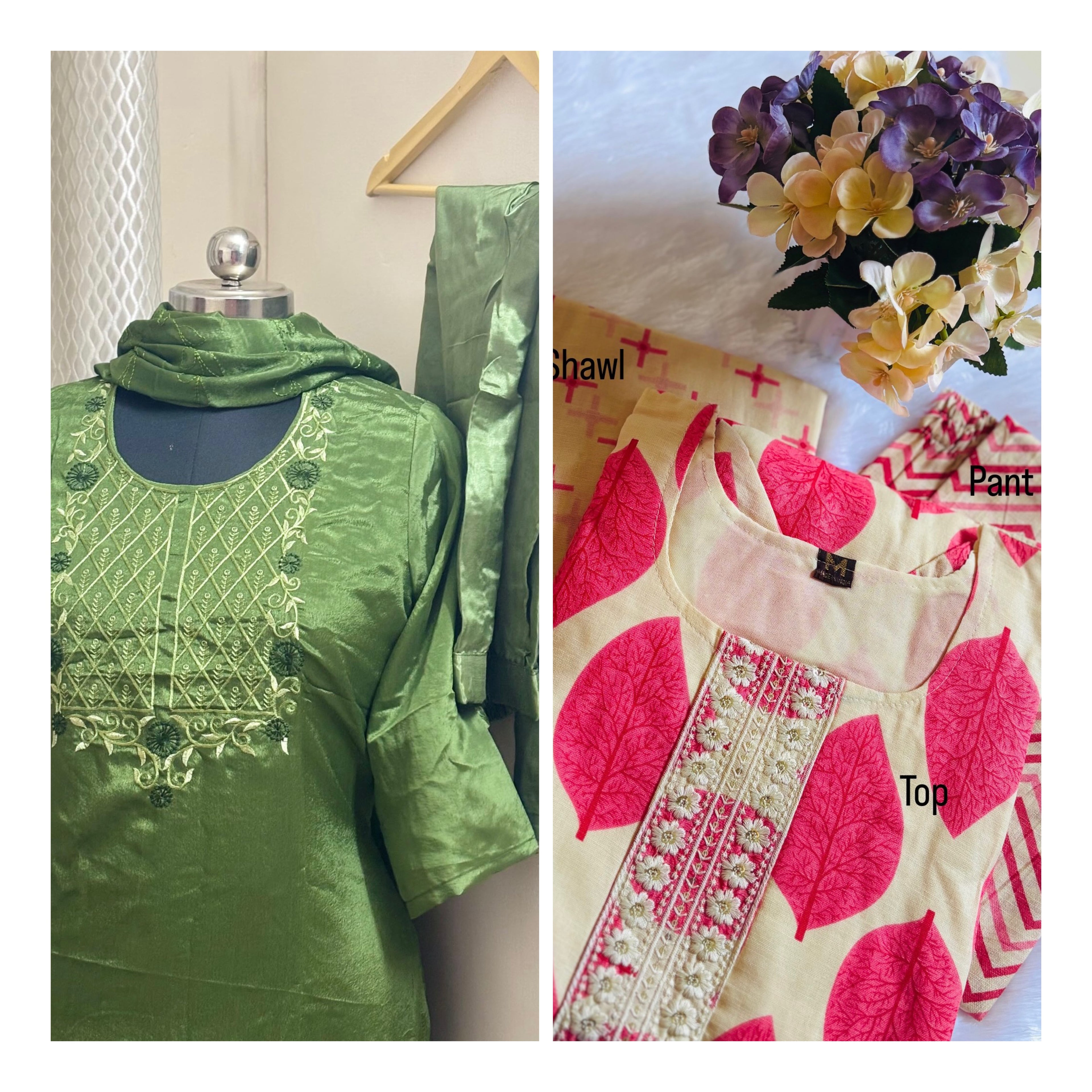 🌿 Kurta Set Combo – 2 Sets