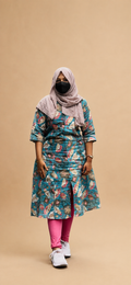 Floral aline kurti