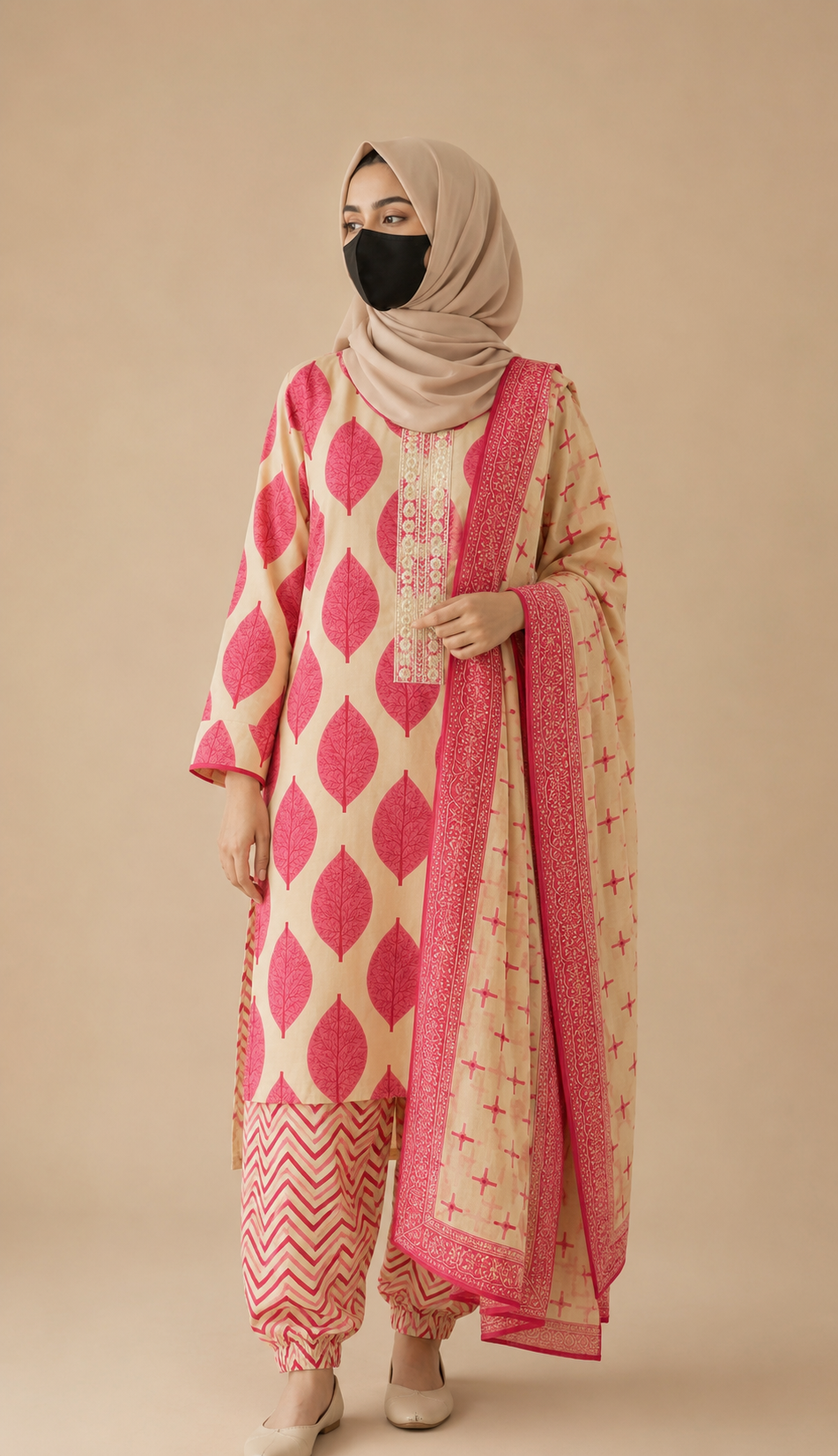 Cotton 3pcs set(pink)